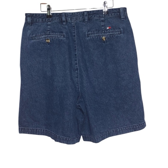 Tommy Hilfiger Blue Denim Vintage Shorts - Picture 2 of 8